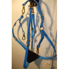  Breastplate HorseBallTech made of BioThane® - Blu 