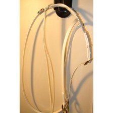 Martingale HorseBallTech réalisé en BioThane® - Blanc