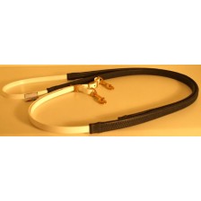  Leather Reins HorseBallTech made of BioThane® - White