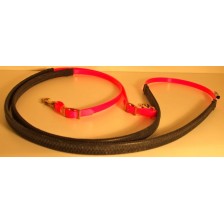  Leather Reins HorseBallTech made of BioThane® - Orange